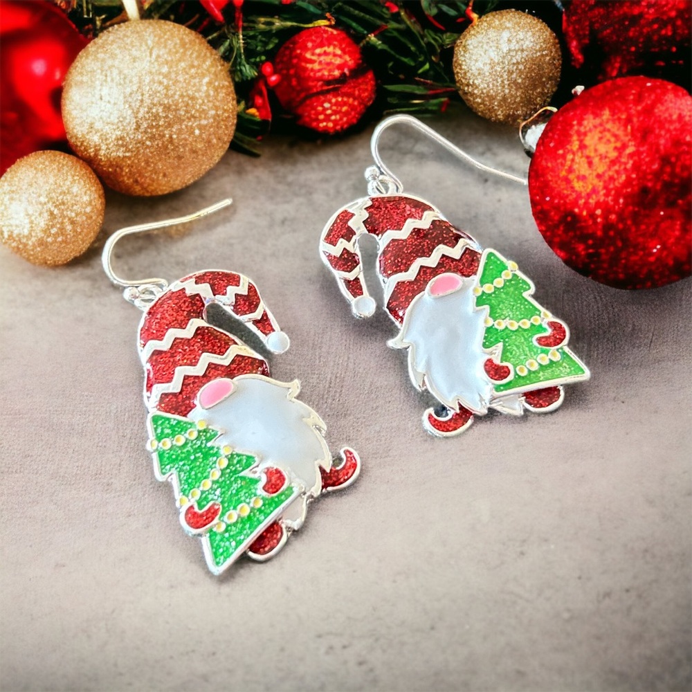 Christmas Gnome Earrings